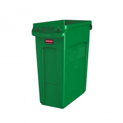 Abfallbehälter mit Lüftungskanälen, 60 Liter, grün