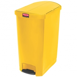 Tretabfalleimer Slim Jim, 90 Liter, gelb, BxTxH 404x638x814 mm