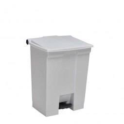 Tret-Abfallbehälter "Legacy Step-On", 45 Liter, weiß, BxTxH 415x400x600 mm