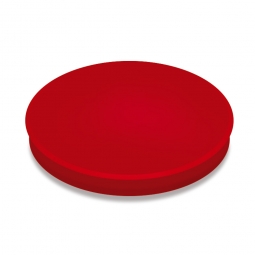 Haftmagnete, rot, Durchmesser 40 mm, Haftkraft 800 g, Paket=10 Magnete