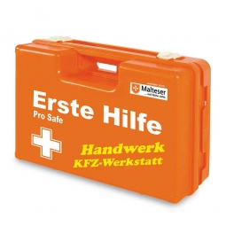 Erste-Hilfe-Koffer "KFZ-Werkstatt", Inhalt nach DIN 13157 mit spezifischer Zusatzausstattung