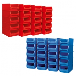 40-teiliges Sichtboxen-Set PROFI, PP, XXL-Set 2