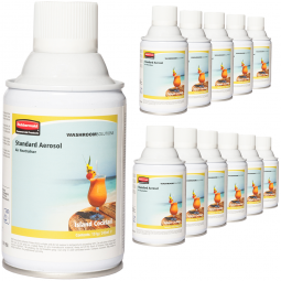 Rubbermaid Lufterfrischer Nachfüllset, Island Cocktail 243 ml Aerosol, (VE= 12 Stück)