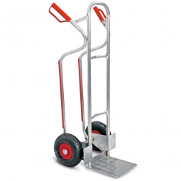Alu-Stapelkarre mit pannensicheren Reifen, BxTxH 520x550x1170 mm, Tragkraft 200 kg Alu-Stapelkarre mit pannensicheren Reifen, BxTxH 520x550x1170 mm, Tragkraft 200 kg
