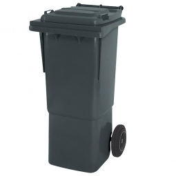 Müllbehälter, 60 Liter, grau, BxTxH 445x520x930 mm, hohe Ausführung, Polyethylen (PE-HD)