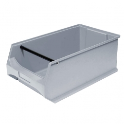 Sichtbox PROFI LB 2T mit Tragstab, grau, Inhalt 21,8 Liter, LxBxH 500x300x200 mm, innen 425x270x190 mm