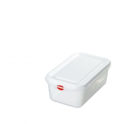 Transparente Aufbewahrungsbox mit Deckel, LxBxH 265x162x100 mm, 2,8 Liter