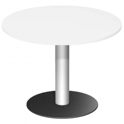 Rundtisch, Tischplatte weiß ØxH 1000x720 mm