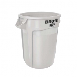 Runder Brute Container, 121 Liter, weiß