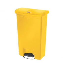 Tretabfalleimer Slim Jim, 50 Liter, gelb, BxTxH 457x292x719 mm