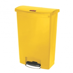 Tretabfalleimer Slim Jim, 90 Liter, gelb, BxTxH 570x353x826 mm