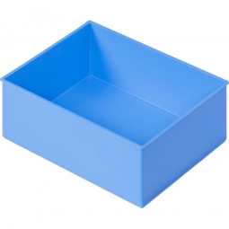 Einsatzkasten für Stapelbehälter, LxBxH 170x137x65 mm, Polystyrol (PS) blau