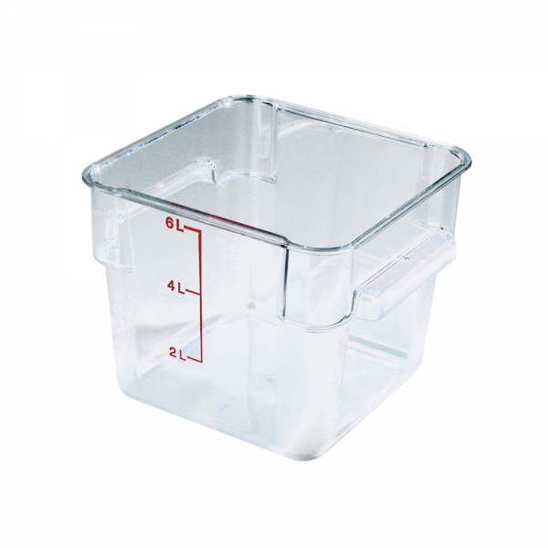 Transparenter Vorratsbehälter, glasklares Polycarbonat