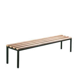 Freistehende Sitzbank ohne Schuhrost, LxTxH 2000x355x420 mm Freistehende Sitzbank ohne Schuhrost, LxTxH 2000x355x420 mm