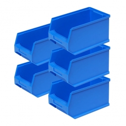 5x Sichtbox PROFI LB4, blau, Inhalt 2,9 Liter