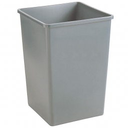 "Styleline" Abfallbehälter, rechteckig, Inhalt 132 Liter, Farbe grau