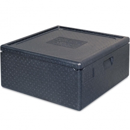 Thermobox / Isobox für Pizza und Torten, mit Deckel, Inhalt 62 Liter, LxBxH 595x595x280 mm