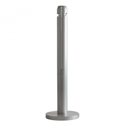 Aluminium-Standaschenbecher "Smokers’ Pole", silber