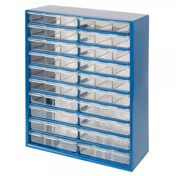 Kleinteilemagazin mit 20 Schubladen, Außenmaße BxTxH 330 x 120 x 400 mm