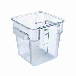 Transparenter Vorratsbehälter, glasklares Polycarbonat, lebensmittelecht, 4 Liter