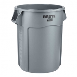 Runder Brute Container, 208 Liter, grau